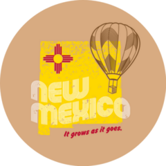 A New Mexico State Illustration Sticker