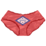 A Pair Of Red Ladies Undies Arkansas State Flag Sticker