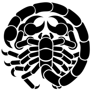 A Scorpio Scorpion Horoscope Sticker