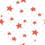 A Simple Pattern With A Repetitive Pattern Of  Starfish Sticker