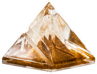 A Small Pyramid Isolated Sticker