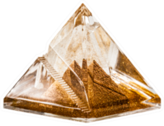 A Small Pyramid Isolated Sticker