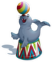 A Trained Merry Seal On A Circus Stand Sticker