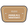 A Vintage Street Sign Welcome To Georgia Sticker