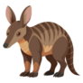 Aardvark Illustration Sticker