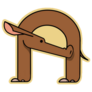 Aardvark, Letter A Sticker