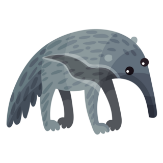 Aardvark With Long Snout Sticker