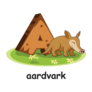 Aardvark Wooden Alphabet Sticker
