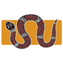 Aboriginal Snake Australia Sticker