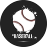 Abstract Baseball Paint Splatter Design Sticker