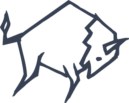 Abstract Buffalo Sticker