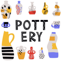 Abstract Ceramic Sticker