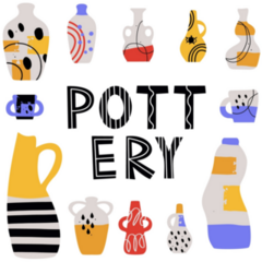 Abstract Ceramic Sticker