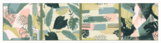 Abstract Creative Patterns With Tropical Plants Sticker