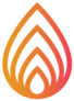 Abstract Fire Sticker