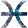 Abstract Fish Symbol Pisces Sticker