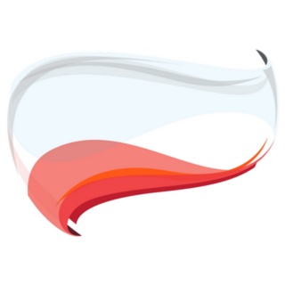 Abstract Flag Of Poland Illustration Sticker