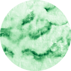 Abstract Green Clover Watercolor Sticker