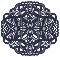 Abstract Hand Drawn Ornament In Celtic Style Sticker