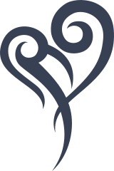 Abstract Heart Sticker