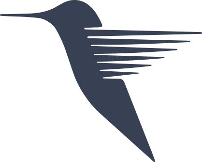 Abstract Hummingbird Sticker