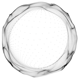 Abstract Illustration Of A Circle Sticker