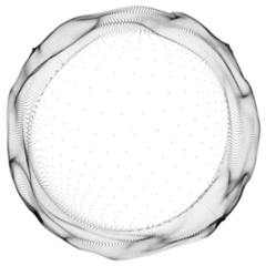 Abstract Illustration Of A Circle Sticker