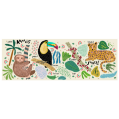 Abstract Jungle! With Toucan Sticker