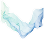 Abstract Lines Blue Wave Sticker