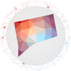 Abstract Map Of Connecticut Sticker