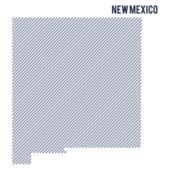 Abstract Map Of New Mexico Sticker
