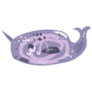 Abstract Narwhal Sticker
