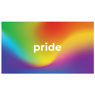 Abstract Rainbow Background Pride Sticker