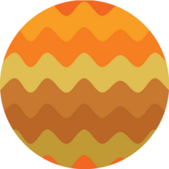 Abstract Retro 70s Waves Pattern Sticker