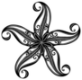 Abstract Sea Starfish Sticker