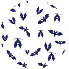 Abstract Seamless Pattern With Bats Sticker