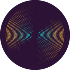 Abstract Spinning Record Sticker