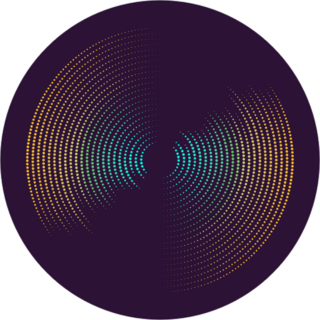 Abstract Spinning Record Sticker