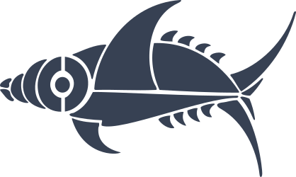 Abstract Tribal Fish Sticker