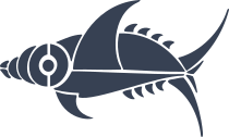 Abstract Tribal Fish Sticker