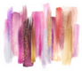 Abstract Watercolor Brush Strokes In Pink Tones Sticker