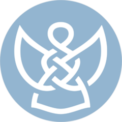 Abstract Winged Angel Sticker