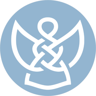 Abstract Winged Angel Sticker