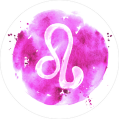 Abstract Zodiac Sign Leo Sticker