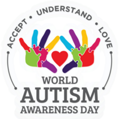 Accept Understand Love, Autism Awareness Day Sticker