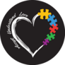 Accept Understand Love Autism Awareness Heart Sticker
