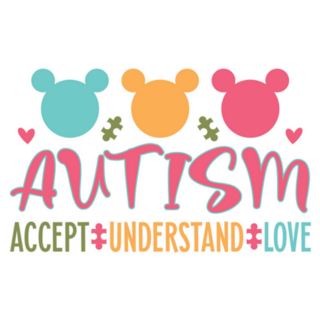 Accept, Understand, Love Autism Awareness Sticker