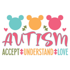 Accept, Understand, Love Autism Awareness Sticker
