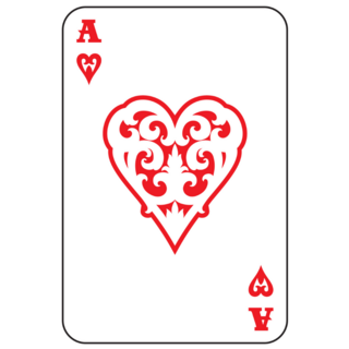 Ace Of Hearts Sticker