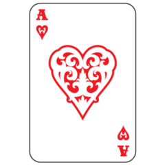 Ace Of Hearts Sticker